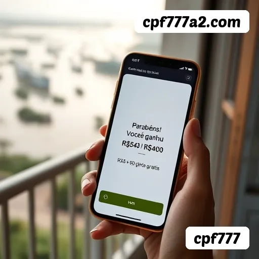 Aplicativo móvel cpf777 para iOS e Android